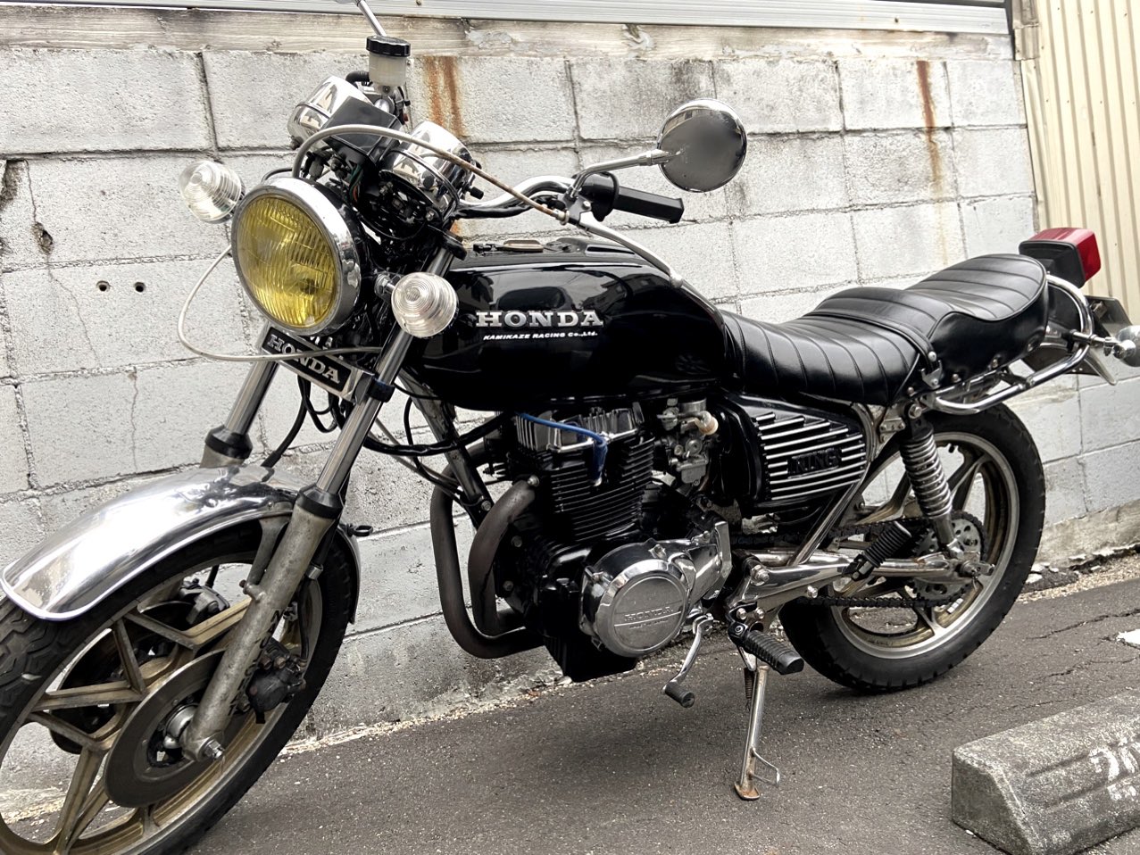 送料無料】カミカゼミツマタカバーエンブレムCB250T/CB400T