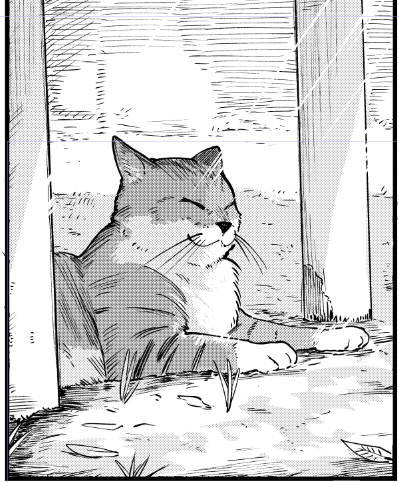 ちなみに1話目に出てきた猫はこの猫。可愛すぎたので登場させてしまった、また会いたい。 https://t.co/1saz5sjvRt 