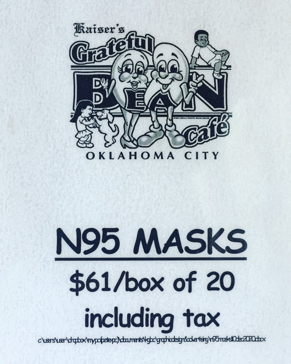 KaiserBean's tweet photo. Need N95 masks? We’ve got them! https://t.co/fHwFOnetur