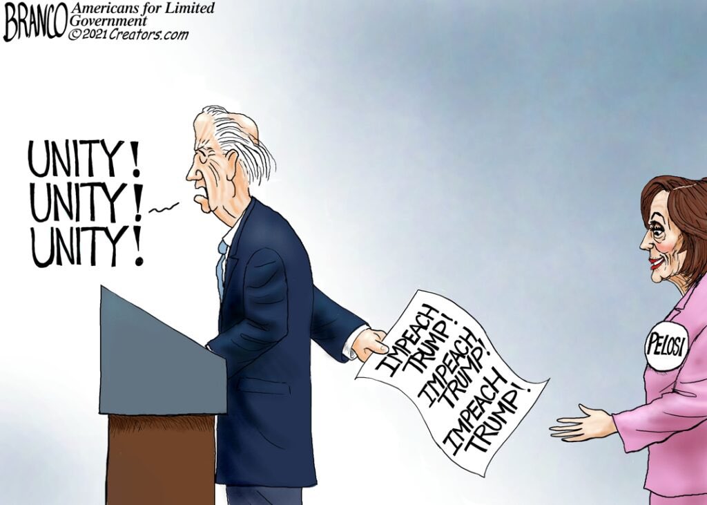 afbranco's tweet image. A.F. Branco Cartoon: The Unifier in Chief dailytorch.com/2021/01/cartoo… #Unity2021 #BidenTakeAction #Pelosi #impeachment #ImpeachBiden