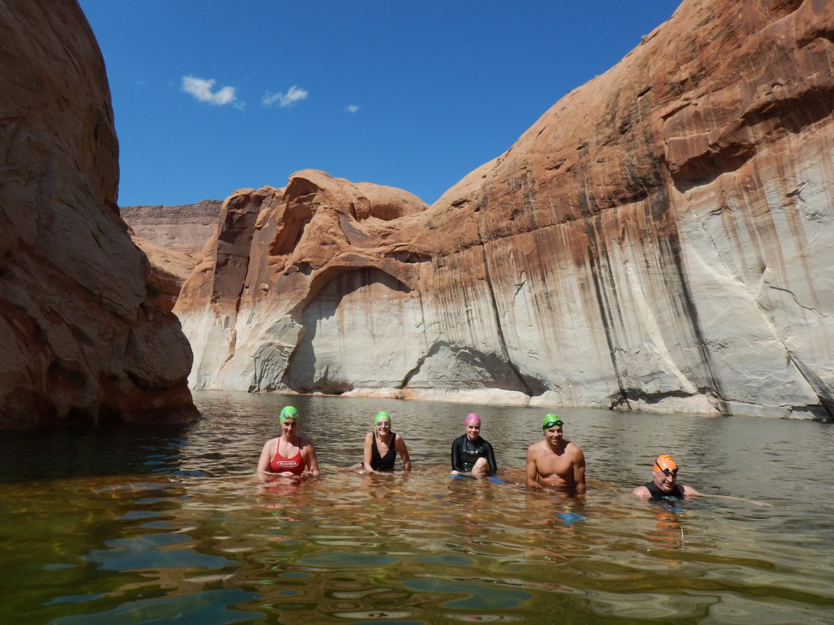 martinstrel's tweet photo. We are back! Our #Arizona &amp; #Utah #canyon #swimming adventures are back in September! Blue skies, warm #lake and stunning views... https://t.co/GLMTFnXIF4 https://t.co/zHYyZD7ckP