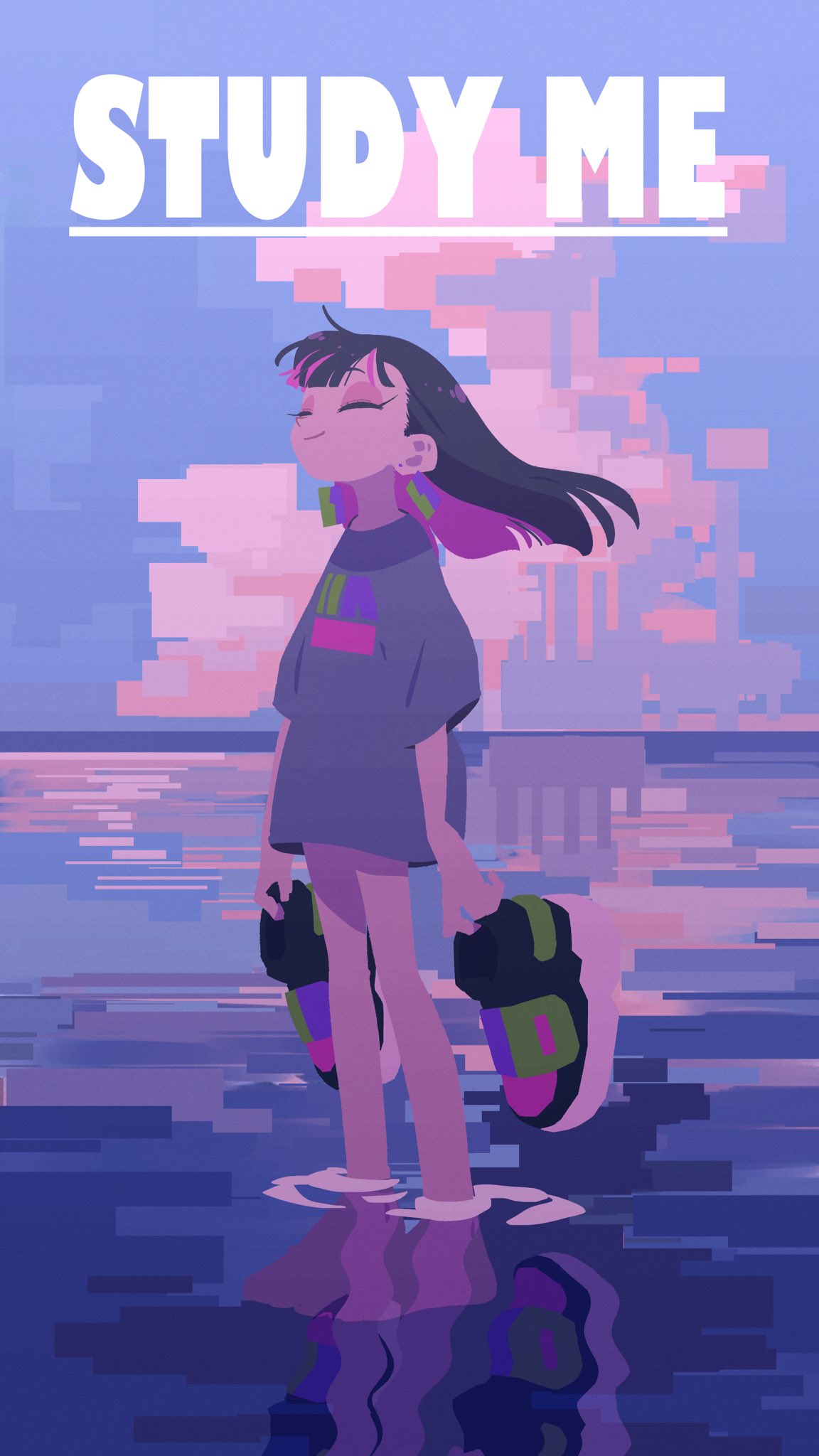はなぶし Kung Fu Piggy 今回のmv 主線無しのルックで行こうと決めたの 夏にこの絵を描いたのがきっかけになった やっぱりイラストを完成させる能力は必要なんだと思う お勉強しといてよ 暗く黒く T Co Dvqno6sndc Twitter