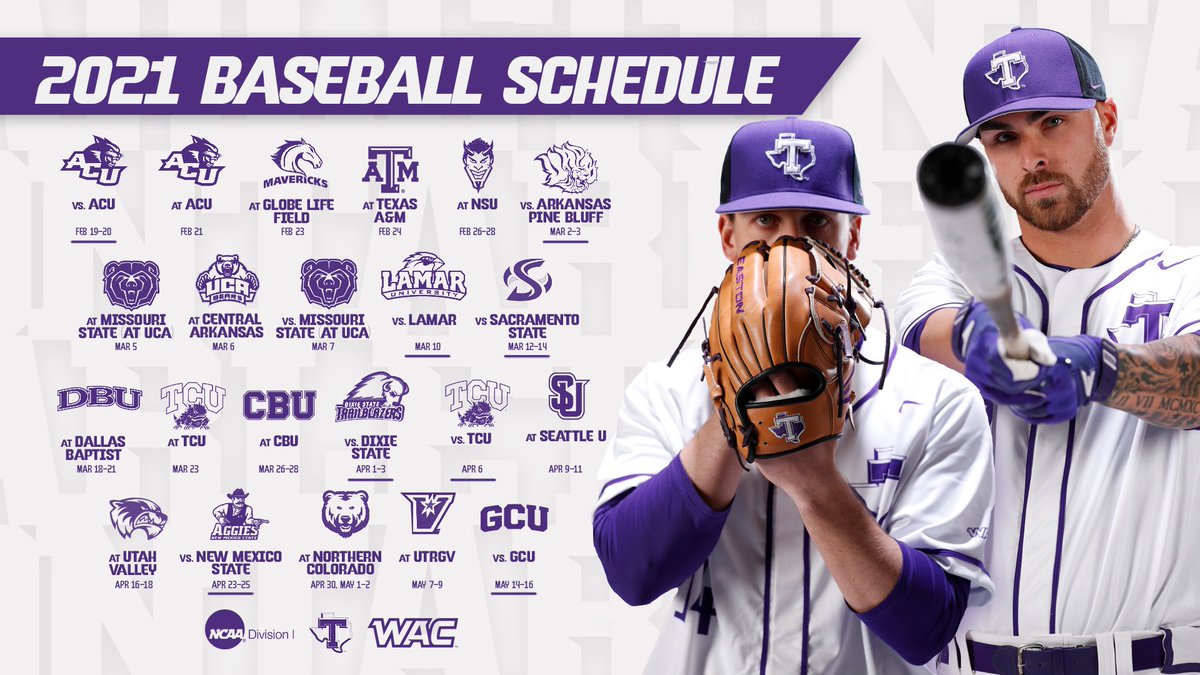 TarletonBase's tweet photo. Schedule is set π
Ready for some D1 baseball π₯
π: https://t.co/q40z2dbKHA
#TexanNation x #D1szn https://t.co/TD0Y1l2yjq
