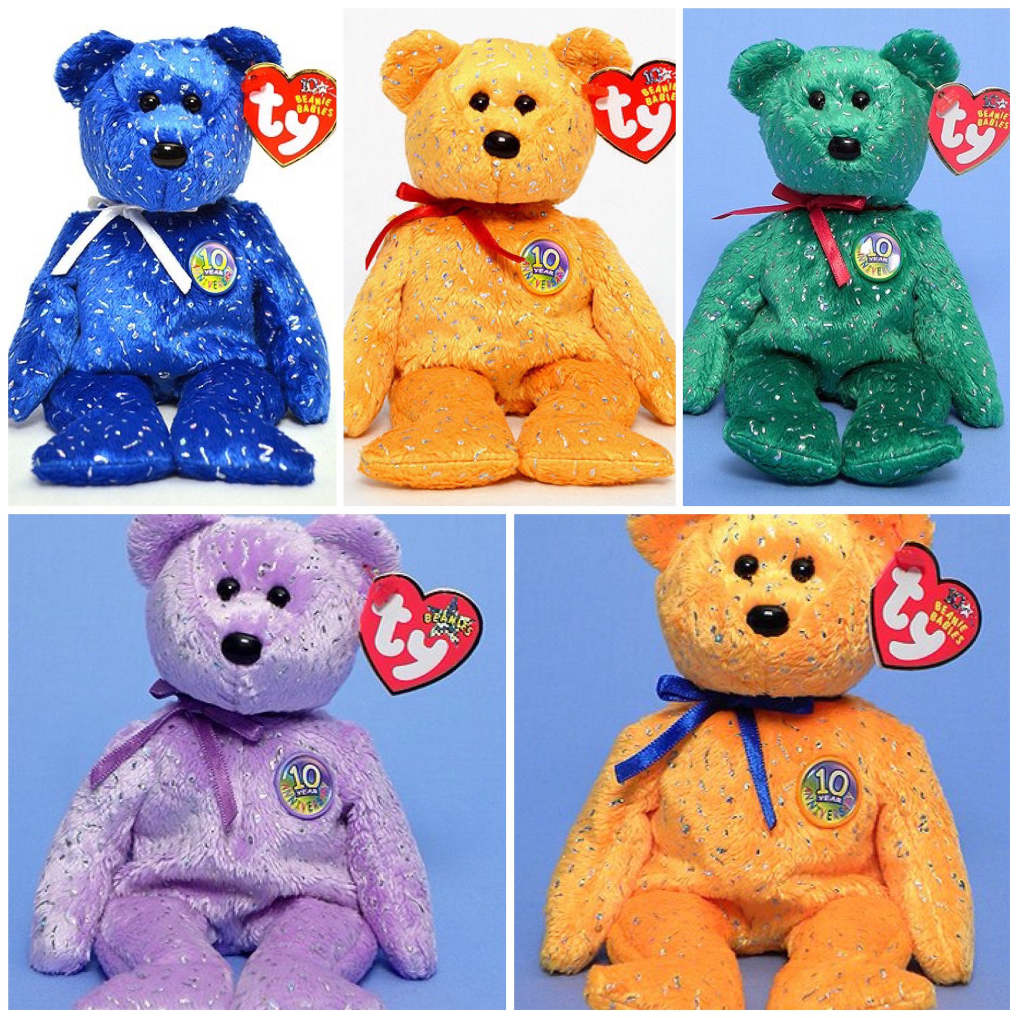 Decade best sale beanie baby