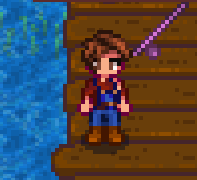 ConcernedApe on X: Today's patch fixes the infamous fishing rod