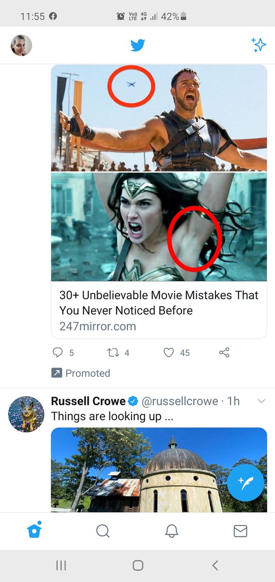 wagsy83's tweet photo. @russellcrowe Funny you should say that...🧐 https://t.co/i3OSMqqnSz