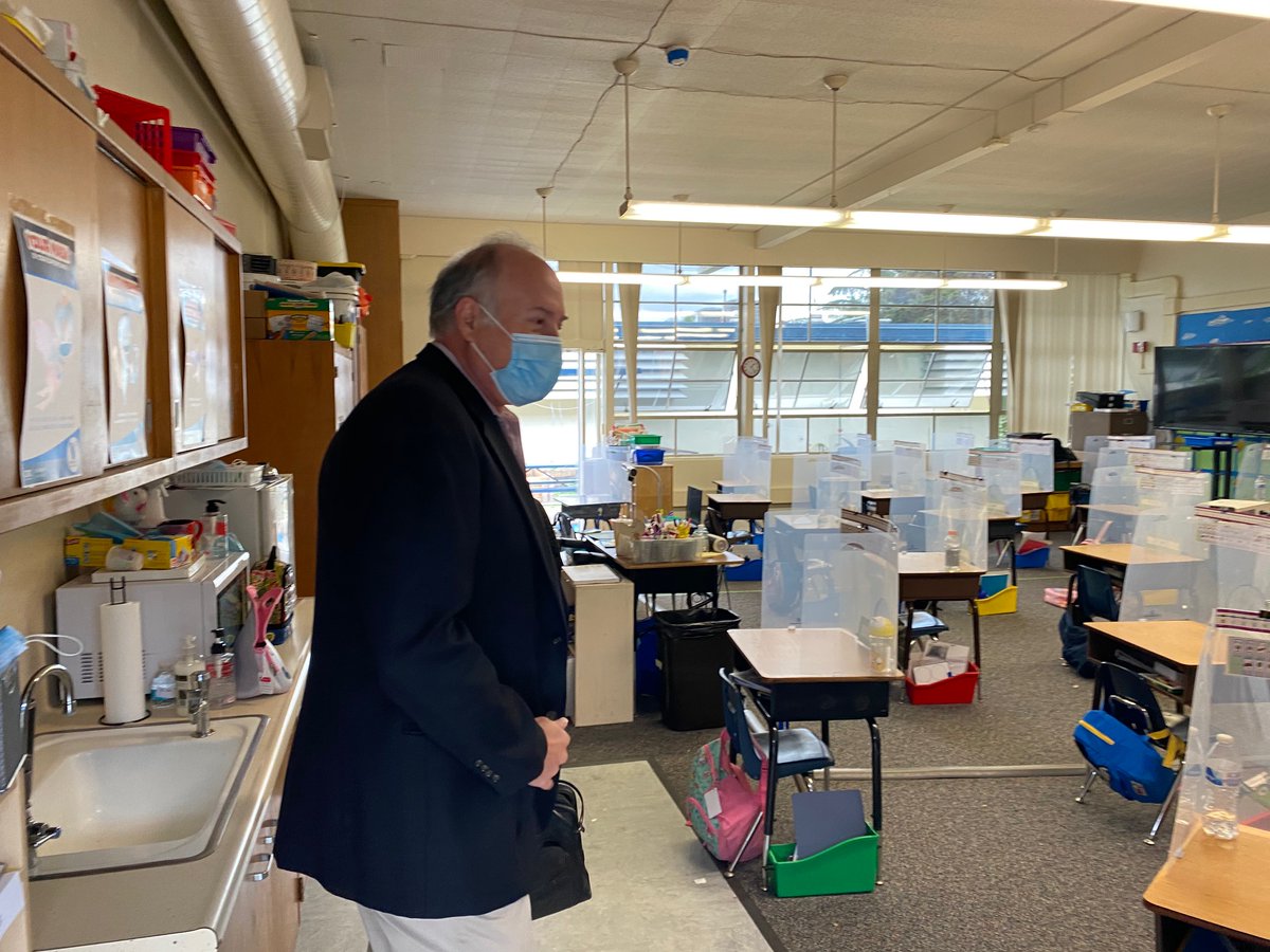 Bobier hosted a health and safety visit from Dr. Malone from the San Diego County Health and Human Services Agency. We received another positive report on our health and safety measures, including social distancing.