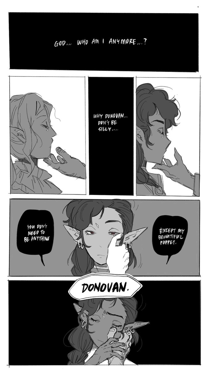 Hi lol. I draw comics about my dnd OCs sometimes (1/2)
#dndartists 