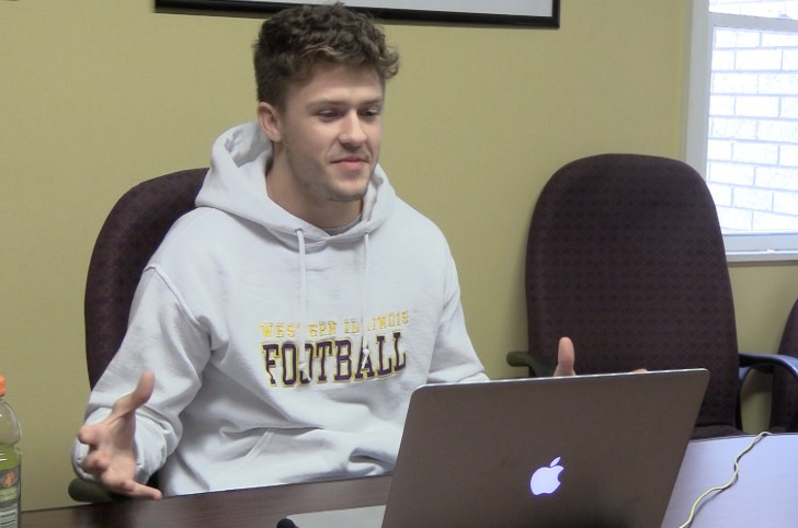 Channel1450com's tweet photo. Rochester vs Glenwood from 2018 

Cade Eddington breaks down the second half and talks about his college career so far and what he's looking forward to at Western 
https://t.co/IzAildErig https://t.co/vWmBlZWAa4