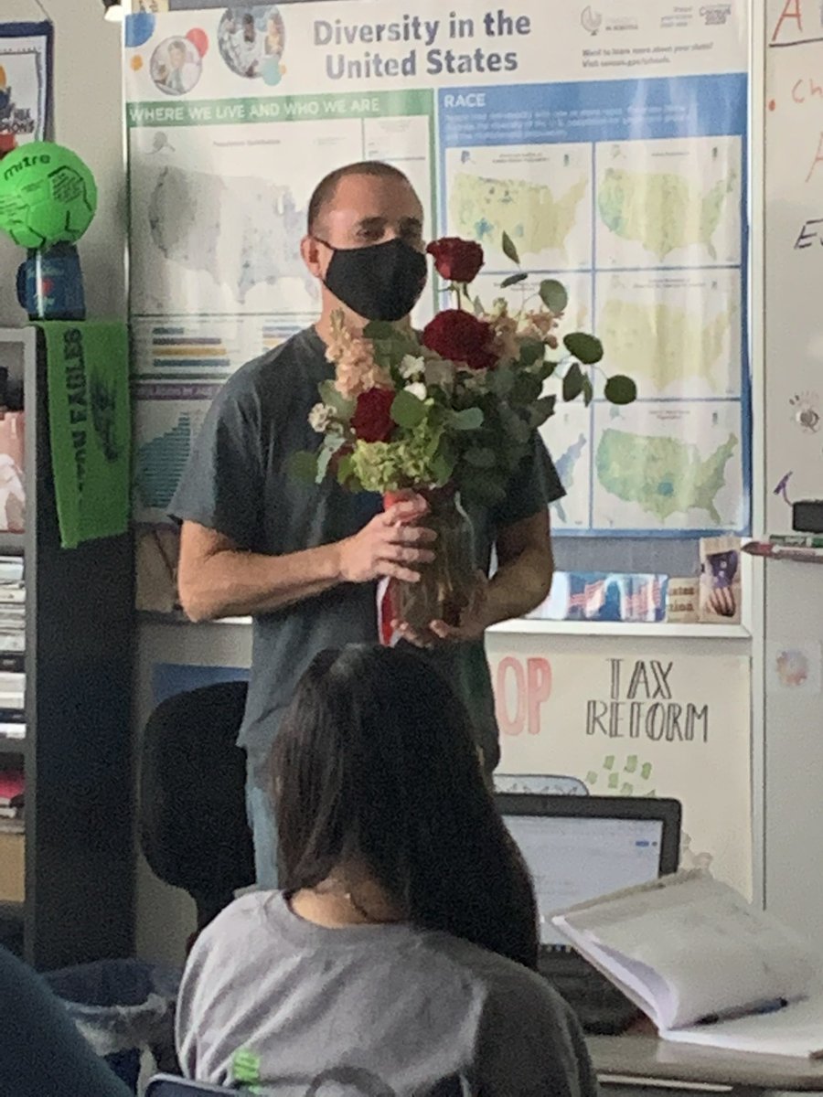 EatonHighSchool's tweet photo. Congratulation to Mr. Jeff Oster, EHS Exemplar Educator of the Year! 🦅💚 https://t.co/uyYU33fUoo