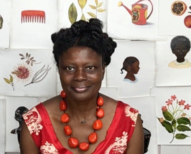 COZBI A. CABRERA is the author/illustrator of ME AND MAMA and MY HAIR IS A GARDEN. A truly special artist, her work has that magical quality that feels intensely PRESENT while simultaneously feeling infused with the soul of the ETERNAL.  #Kweli21VIRTUAL  @CozbiHandmade