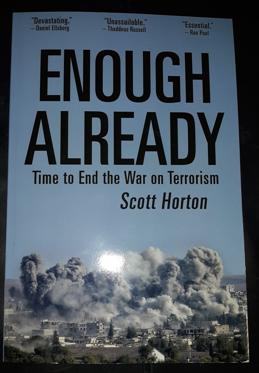 NathanT1010's tweet photo. Keith Knight (@an_capitalist) is speaking with @scotthortonshow about his new #book 'Enough Already: Time to End the War on Terrorism'.
https://t.co/KvR1ziGw2b
You can find his book here.
https://t.co/M6tDzRMHk7
#antiwar #WhyImAntiwar https://t.co/D8zIhmy08k