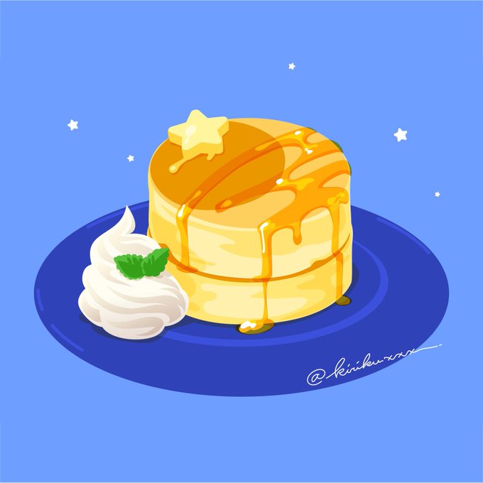 「ホットケーキ シンプルな背景」のTwitter画像/イラスト(新着)｜21ページ目