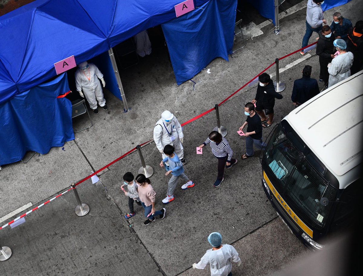 Residents are taking diversion cards to take test in rounds