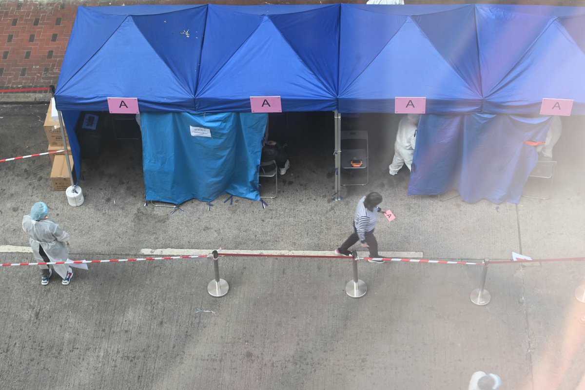 Residents are taking diversion cards to take test in rounds