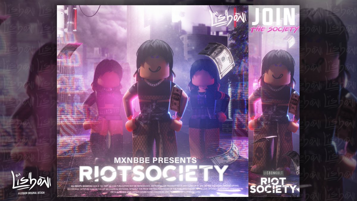 1 ADS AND 1 ICON RELEASED! Thank you so much mxnbbe for buying again at LISBONKULT GFX!

Check her group out: roblox.com/groups/5178446…

Join the server v2: discord.gg/T9mG7tcNKh

tags: #RobloxGFX #robloxart #RobloxDev #RobloxGFXC