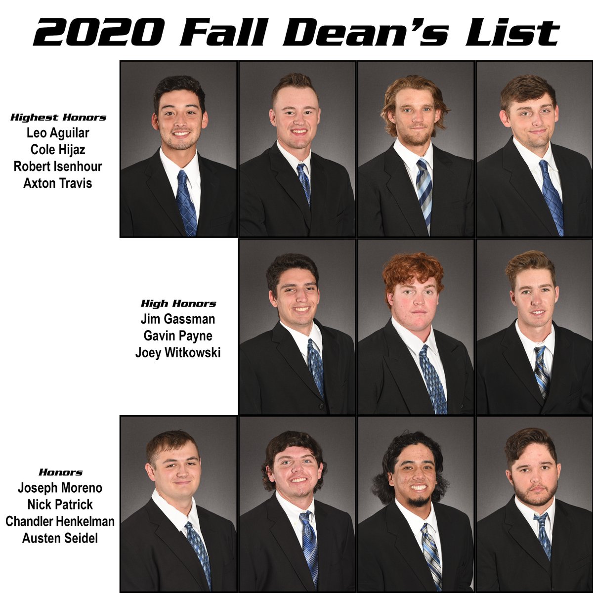 TaborBaseball's tweet photo. Kudos to our players who made the Dean's List. Getting it done on and off the field!!!
#taborbluejays https://t.co/5COSg9oU2E