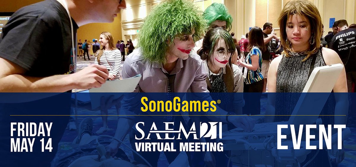 Team registration is open for #SonoGames21Virtual
More Info: ow.ly/ba1i50DbLzo
Early Bird Deadline: Feb 1!
Get your teams together and join us virtually on Friday, May 14, 2021 during #SAEM21!