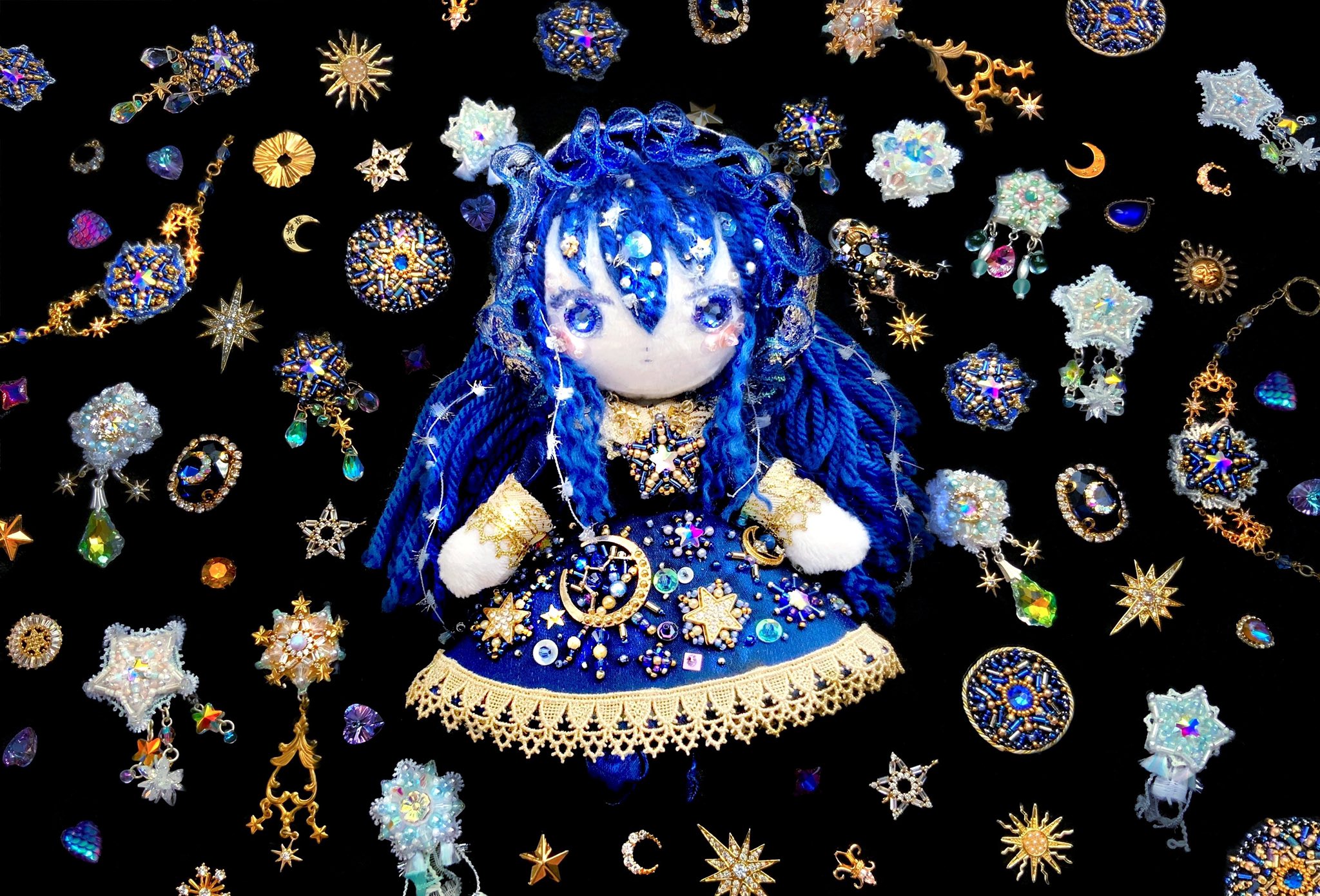 Piari🪡ビーズ刺繍 в X: „長かった…ついに完成 Piari🪡ビーズ刺繍 в X: „長かった…ついに完成