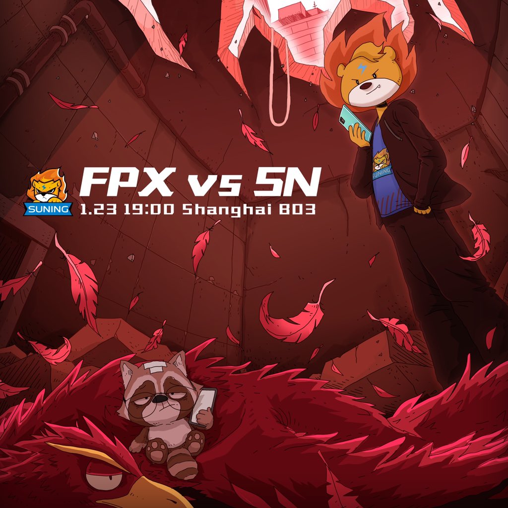 #2021LPL Spring Split
1.23 19:00（CST）BO3
SN vs FPX
#SNWin