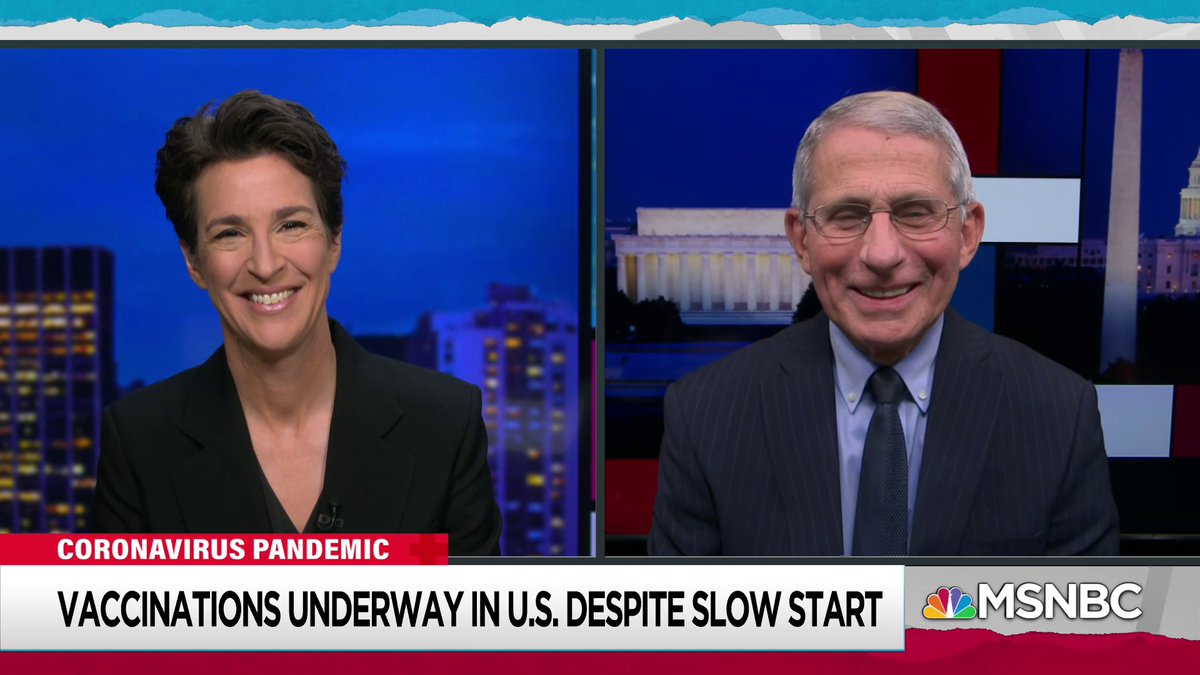 MSNOWNews's tweet photo. Live on @MSNBC:

Dr. Fauci addresses the latest on coronavirus pandemic and vaccine distribution https://t.co/RdYLvfum24 https://t.co/52ophPFEn2
