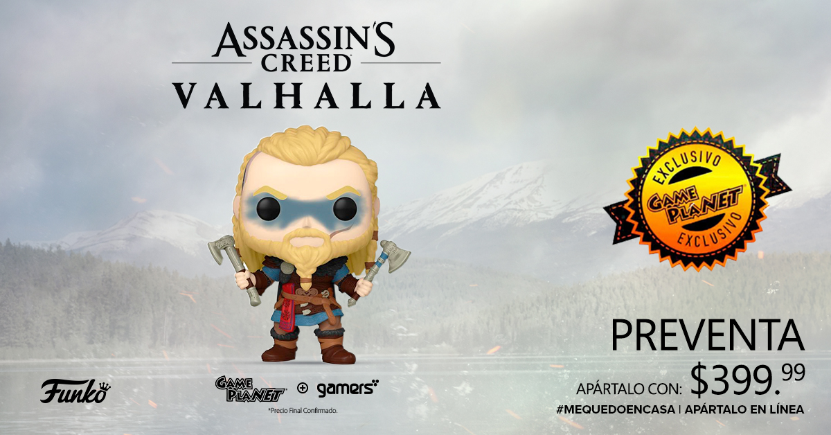 GamersRetail's tweet photo. ¡Aparta ahora tu figura pop de Assassins Creed Valhalla! 

Eivor con Doble Hacha llega en exclusiva. https://t.co/cdwJvzhjEK

#FunkoPop #gamersretail #preventa https://t.co/6EvWdy6e5f