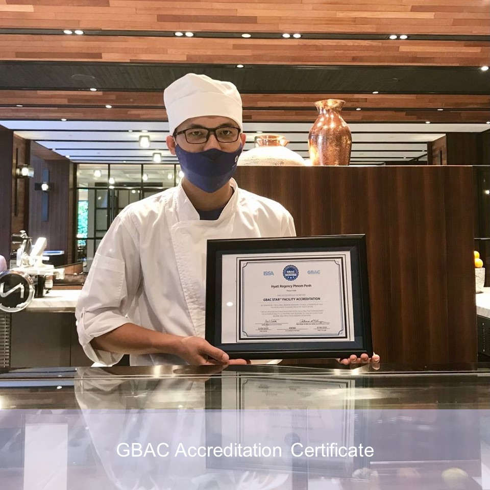 hyattregency_pp's tweet photo. Our hygiene measurements are sure to leave you feeling secure from the time of arrival. Hyatt Regency Phnom Penh is also please to announce we are accredited by #GBACSTAR for our hygiene practices  #HyattRegencyPhnomPenh https://t.co/NeIn1wayVs