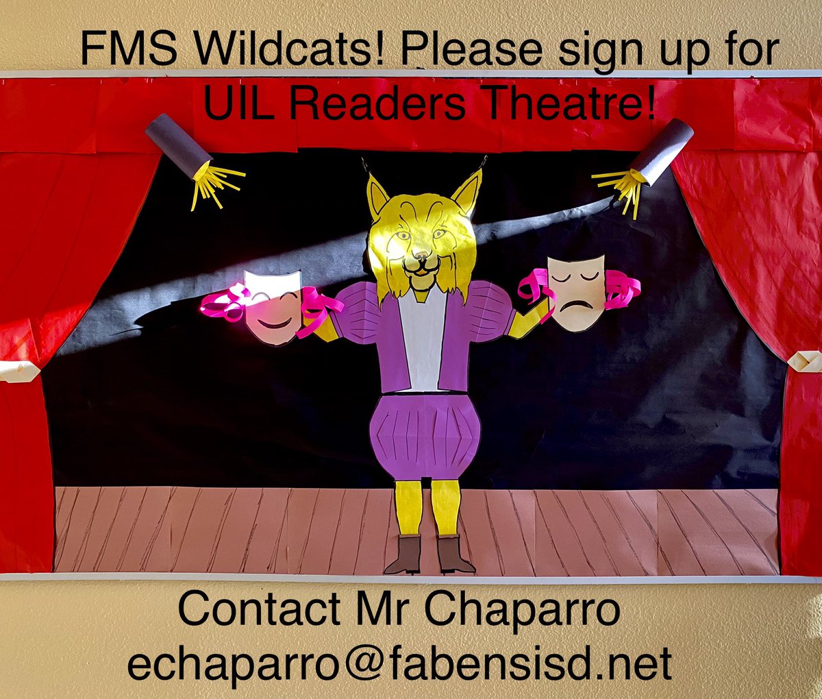 EChaparro_AHS's tweet photo. Sign up for this fun UIL event, Wildcats! https://t.co/v7h5VlaXCD