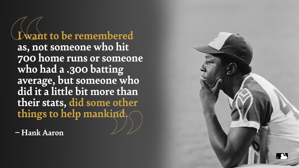 MLB on X: There is only one Hank Aaron.  / X
