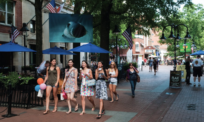 Charlottesville, Where the hills are alive with culture!

IF YOU GO:
Be sure to hit the Downtown Mall, a pedestrian, outdoor mall in the heart of the city
Thirsty? Grab a drink at Three Notch’d Craft Kitchen &amp; Brewery 

More information: bit.ly/3svBLfp