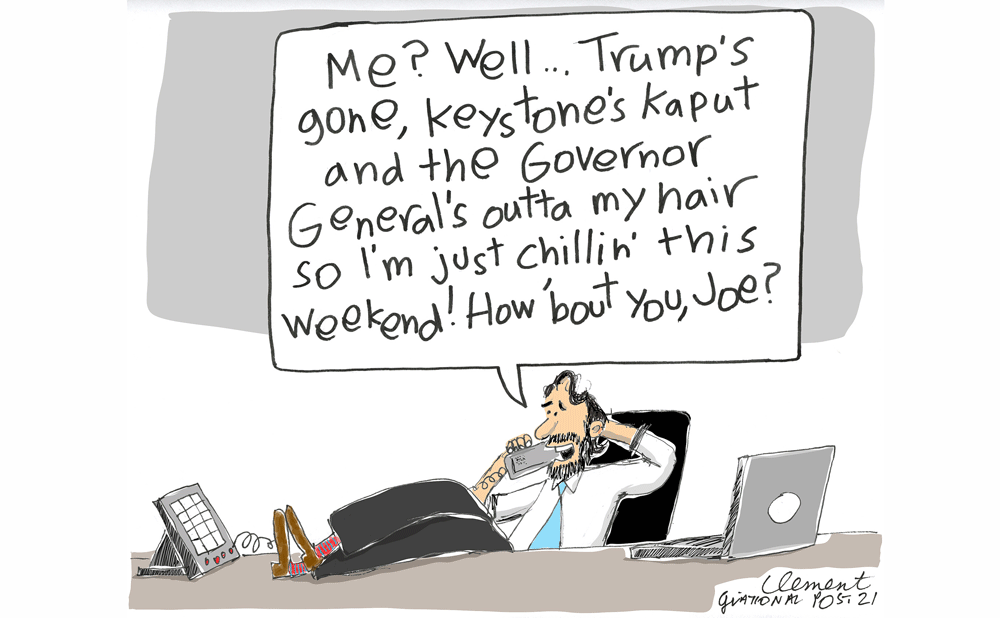 Gary Clement on Justin Trudeau's good week.