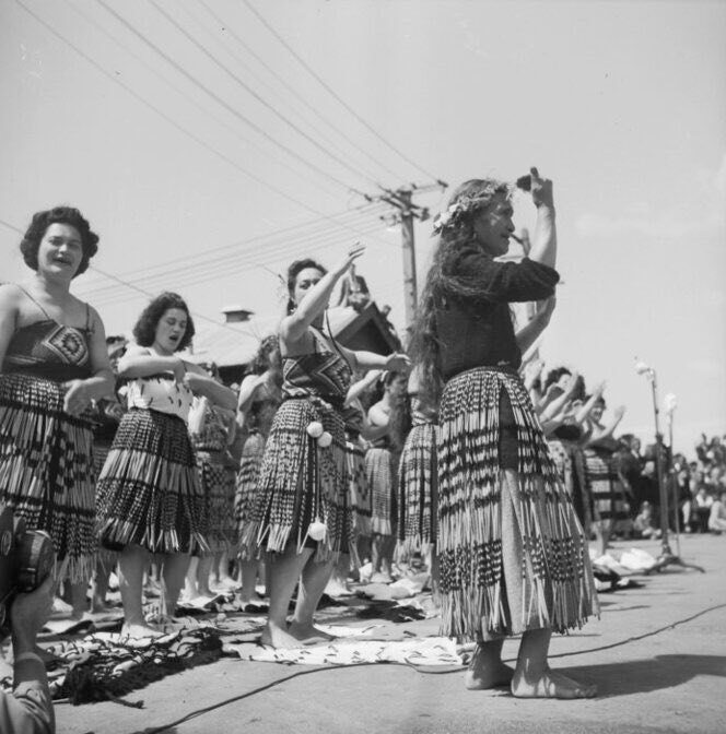 “Then followed the women raising the mourning chant, the tangi, for the men of the race would would never return; they were garlanded with greenery and beat their breasts with green twigs.”   #KaMaumahara  #HokingaMai75