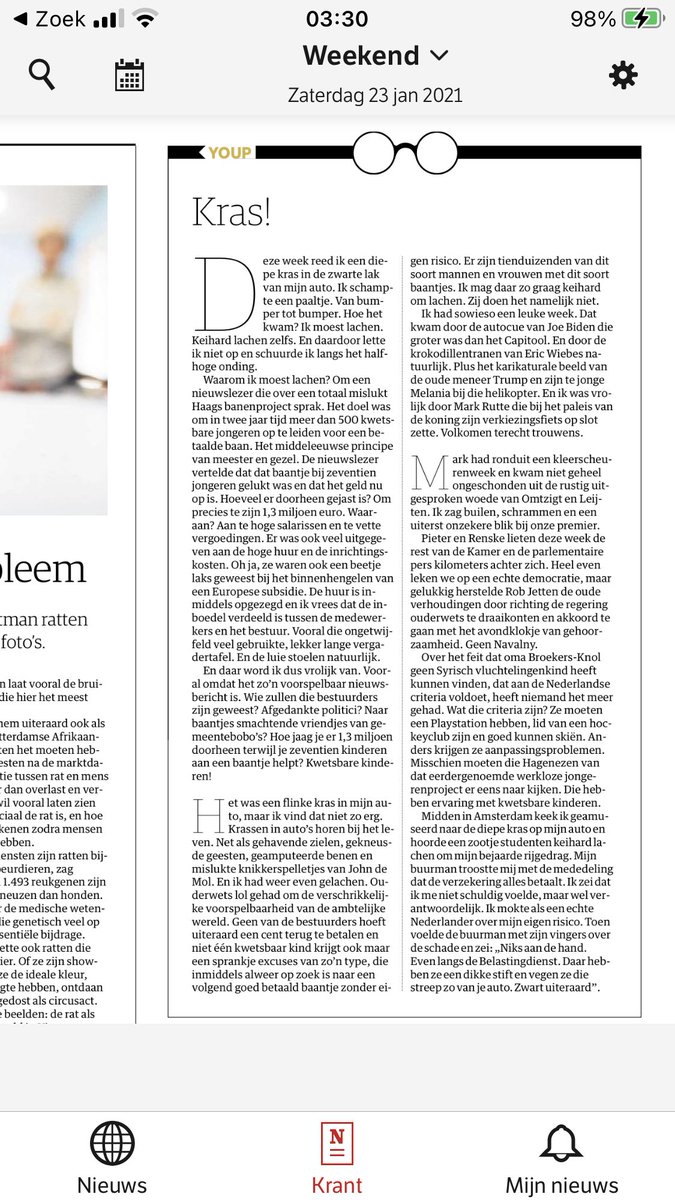 youpvanthek's tweet image. .@nrc Krasse zaterdag!