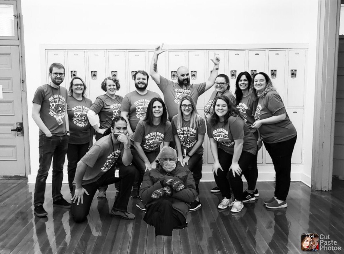 ELA Dept had a special guest 😉

#Berniememes