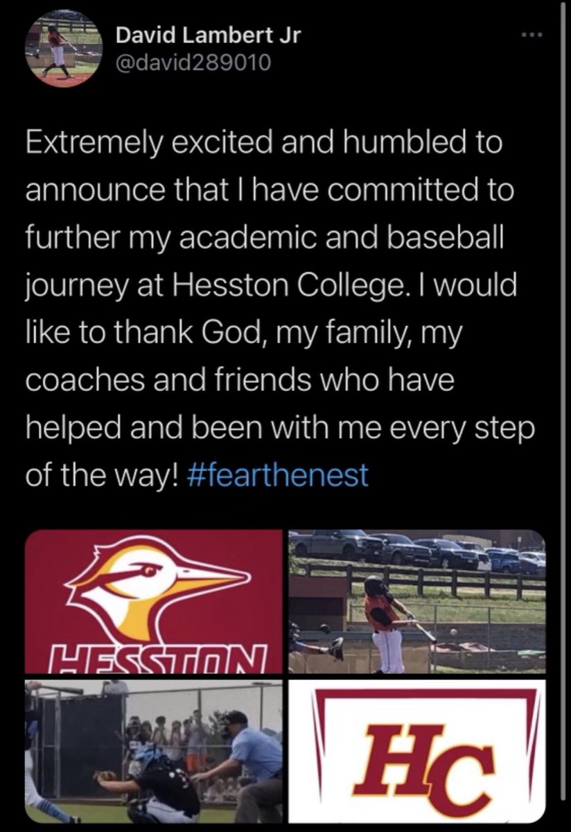 odellzr's tweet image. Senior from our @PuebloWestHS,  @david289010 is moving on to play baseball at @GoLarks! Congratulations! Go @cyclonespwhs @ChieftainPreps