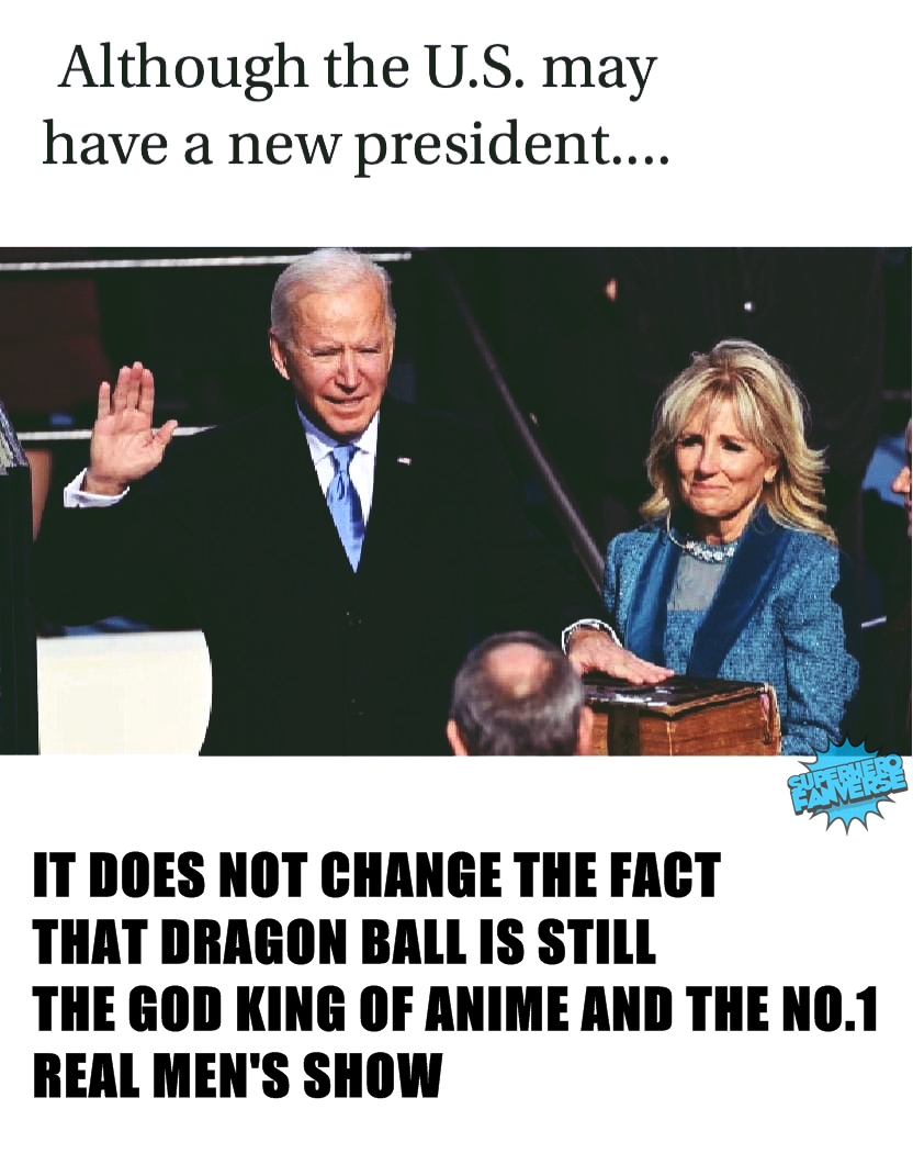 Fanverse1's tweet image. Presidents come and go, Dragon Ball remains the best ❤

#dragonballsuper #dragonball #dragonballz #dbz #dbsuper #dbs #goku #vegeta