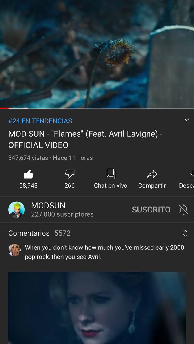 usuario_sujeto's tweet photo. @AvrilLavigne Colombia #flames @AvrilLavigne #FlamesMusicVideo https://t.co/HVWBtG0fed