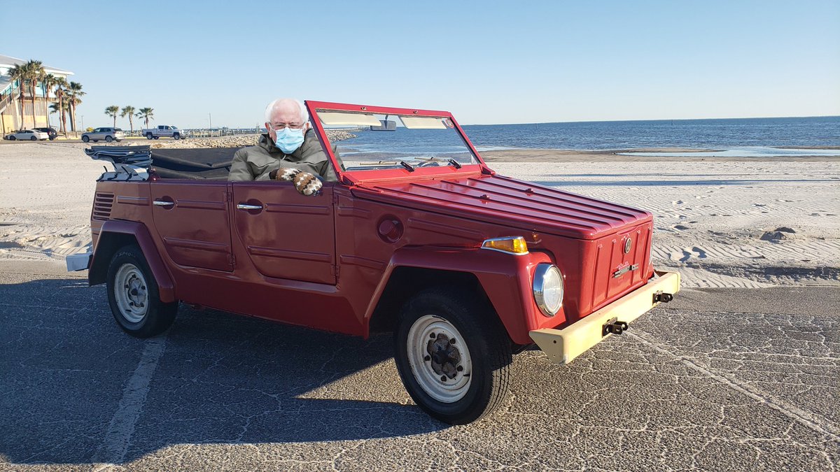 I could not help it!!! 🤣🤣🤣#Berniememes #BernieSandersMemes #WheresBernie #73VWThing #LongBeachMS