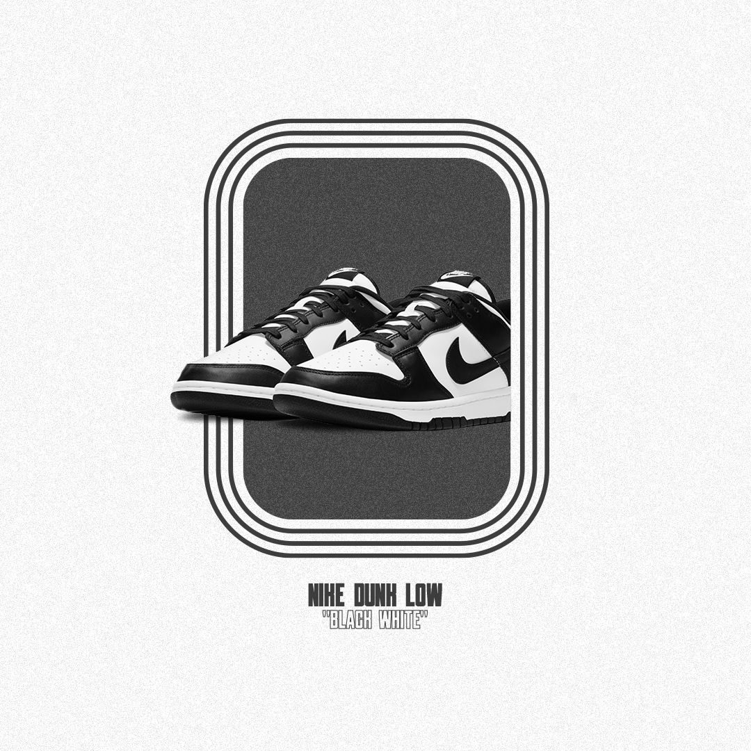 dunk low black white raffle