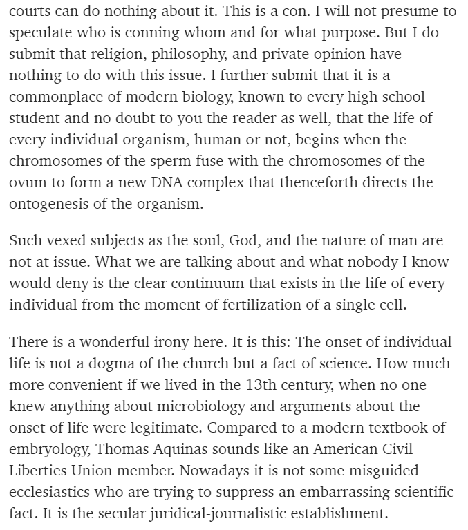 frmattfish's tweet photo. A classic, worth reading on January 22nd, each year. Walker Percy's Letter to the Editor of the New York Times, published June 8, 1981: "A View of Abortion with Something to Offend Everybody" https://t.co/dsEYXbjwOm