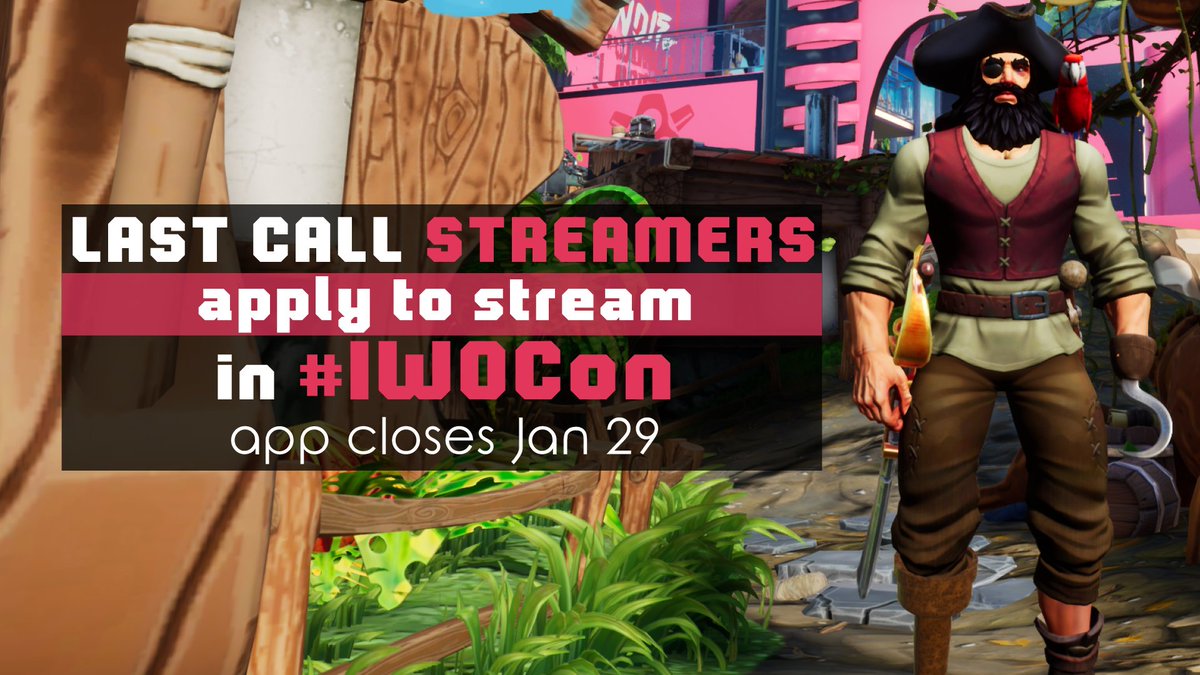 Indie World Order Iwocon Last Call For Streamers To Apply To Iwocon An Indiegame Convention Form Is Easy Apply To Play Games T Co Xdyr8iypuf App Closes Jan 29 Indieworldorder Indie World Order Iwocon Last Call For Streamers To Apply To Iwocon An Indiegame Convention Form Is Easy Apply To Play Games T Co Xdyr8iypuf App Closes Jan 29 Indieworldorder