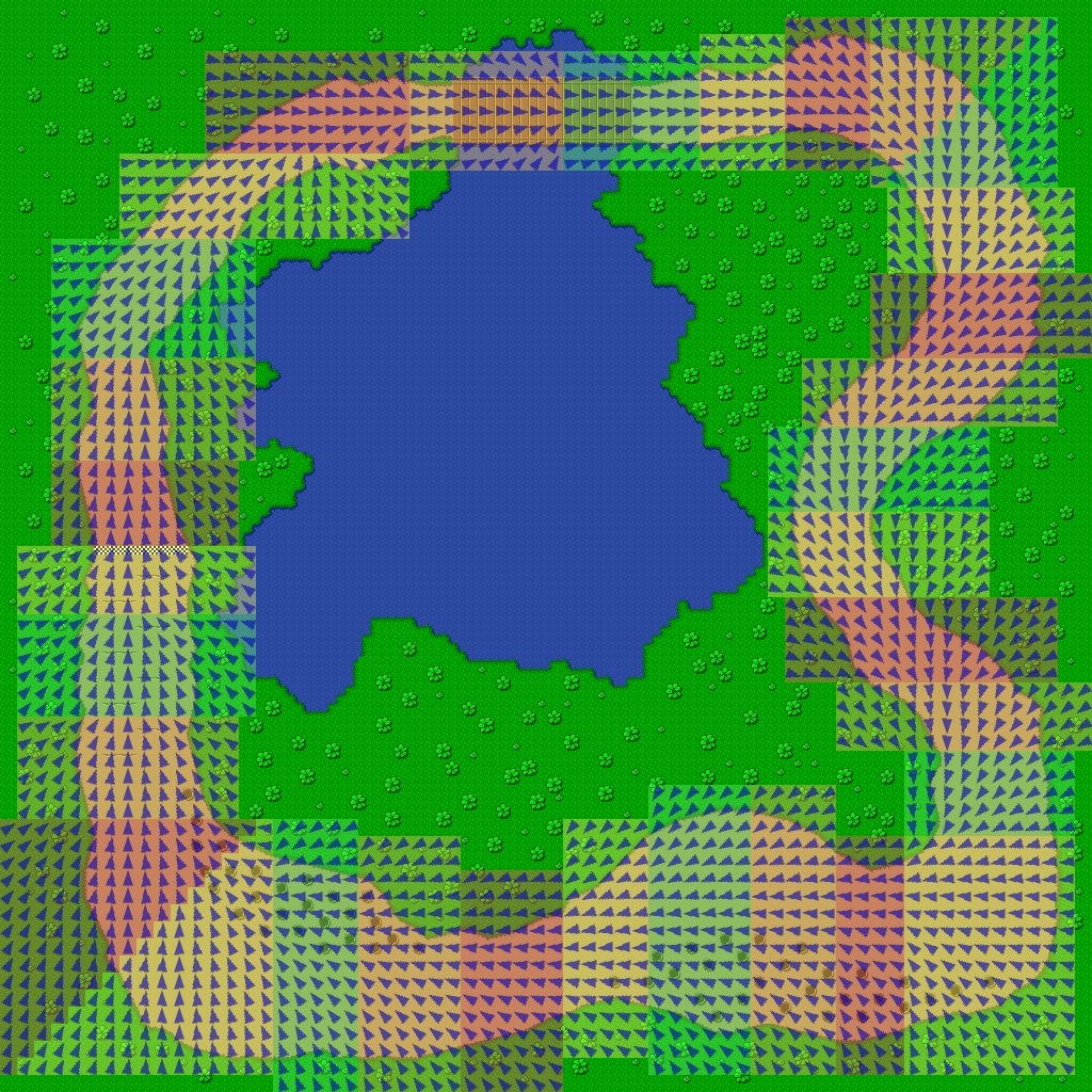 LF_MrL314's tweet photo. DP1 DP2 and DP3 look like they fit more on the Oct 1991 (F-Zero Style) maps than on the April proto. DP3 for sure, but DP2 has a section where the AI would end up crashing into a wall if it used the April Proto map https://t.co/TanRrfLsvE