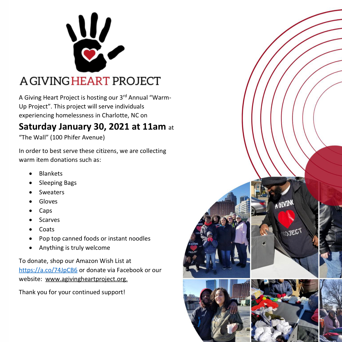 aghproject's tweet photo. Thanks to those who have already donated and supported us so far on this project! If you would like to support us with a donation please visit our website at https://t.co/jldjVYLMMr or you can donation to our Amazon Wishlist: https://t.co/vTuKPvFZhj #aghp #give #clt https://t.co/EilnOLi33m