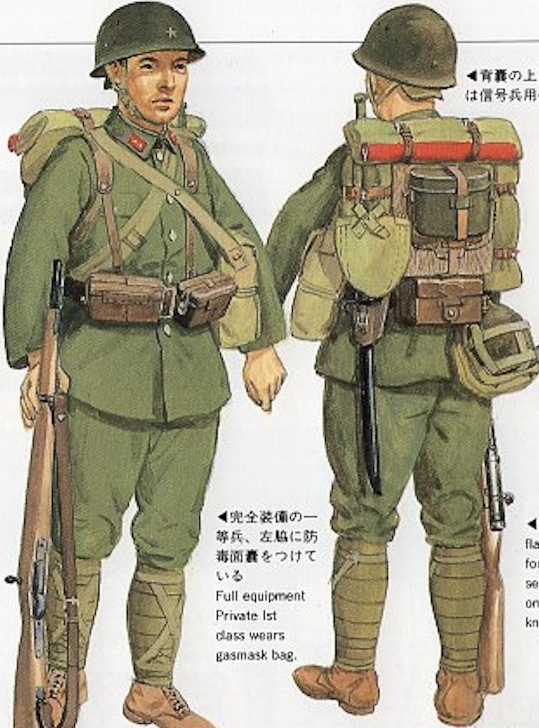 にゃす Fwf 太平洋戦争時の日米基本軍装 迷彩 T Co Cdh4xtepls Twitter