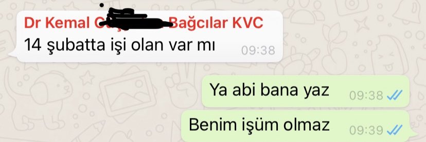 Şubat ayı için nöbet listesi yapılıyor. Tabi ki cevabı veren benim 😂