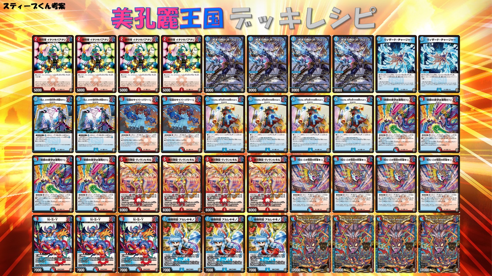 デュエル マスターズ公式アカウント 絶賛配信中 最強チームは誰だ 十王篇ファイナルウォーズ みんなが考えた十王デッキ で仙人等が代理戦争 1回戦 準々決勝ダイジェスト T Co Be5imc5nyb シモカワチャンネル シモさんが使う美