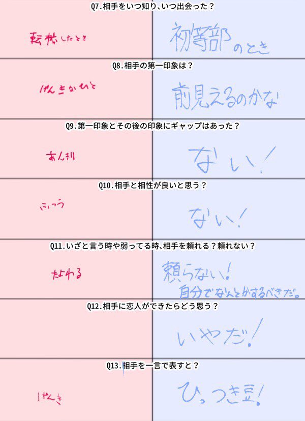 そして音愛ちゃんとのキャラでコンビに質問!しました☺️ 