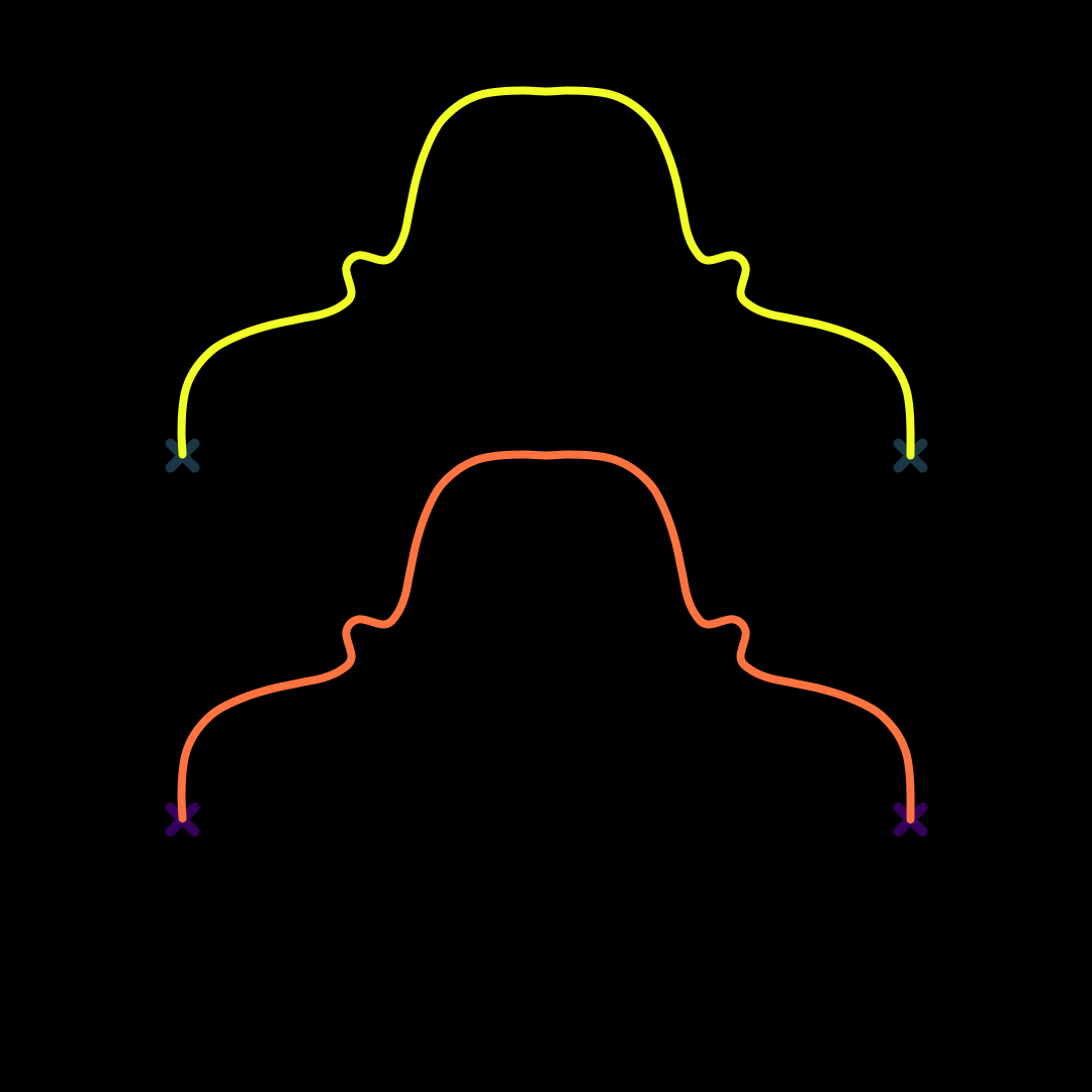 CoderSpaghetti's tweet photo. Prompt 22. Draw a line. Wrong answers only. Genuary21.
#genuary #genuary2021 #genaury #genaury2021
#generative #computational #creativecoding #geometry #experimental #generativeart #generativeartcode #curves #Processing #animation #abstractart #motiondesign https://t.co/yxUkBzxMnh