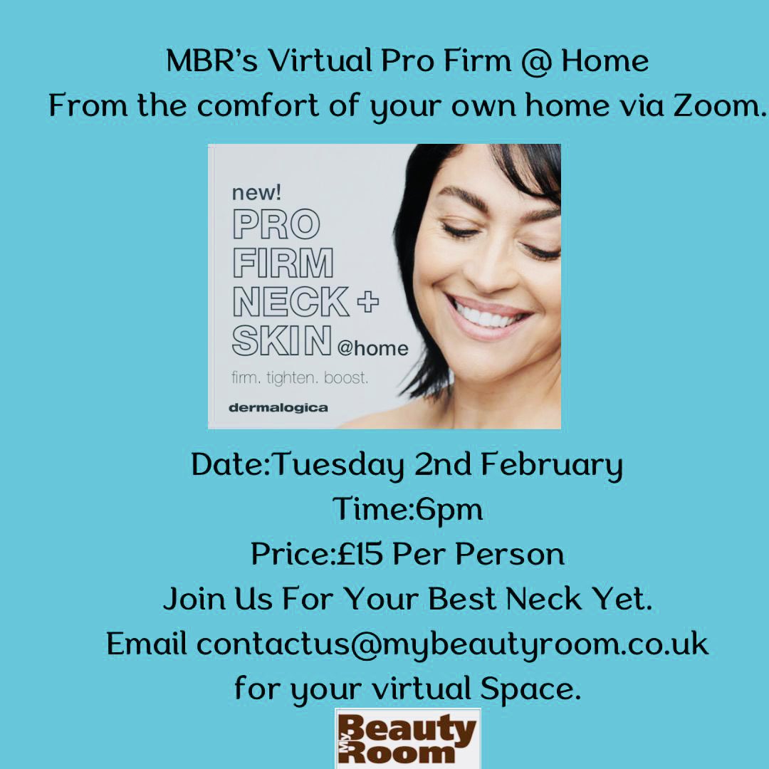 MyBeautyRoom1's tweet image. MBR Masterclass is the New ProFirm@Home #dermalogicaexpert #holdthepose #supportingyourcommunity