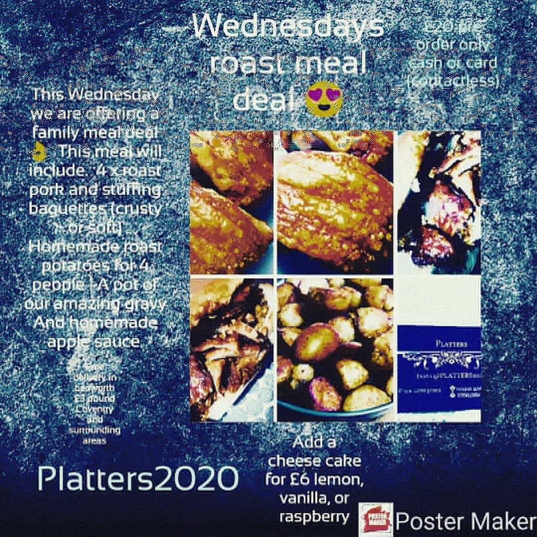 Get on this everyone free local delivery. Taking bookings 🚚❤️®️😍 pls check out our Instagram @platters2020 thanks ❤️ 😍 😘